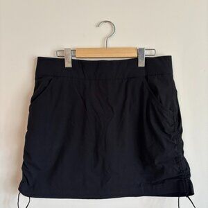 Womens black Columbia stretchy skort skirt Large